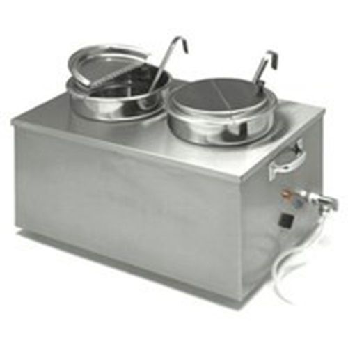 APW Wyott CWM-2SP Food Cooker/Warmer full-size double bowl 22 qt.