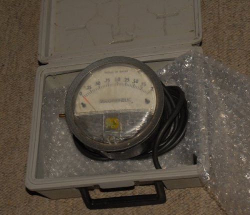 DWYER MAGNEHELIC DIFFERENTIAL AIR PRESSURE GAUGE 0-2&#034;