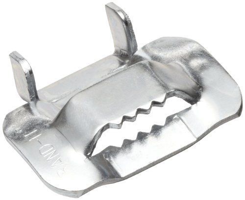 Band-it c35499 galvanized carbon steel ear-lokt buckle, 1/2&#034; width, 100 per box for sale