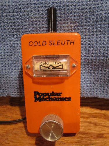 1970&#039;s Popular Mechanics Cold Sleuth Vintage Tester