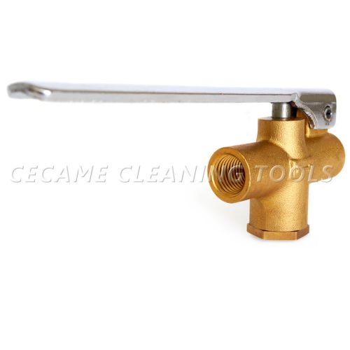 Straight Carpet Cleaning Wand Angle Valve 1/4&#034; Brass Truckmount Extractor