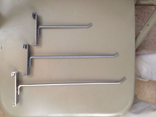 Grid Wall-Wire12 INCH Hooks-Galvanized-Slat-wall Retail Fixtures-Store closing
