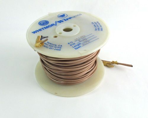 250&#039; Ft Spool Whitmor Wirenetics RG-180 Cable M17/95 Silver Covered Copper =NOS=