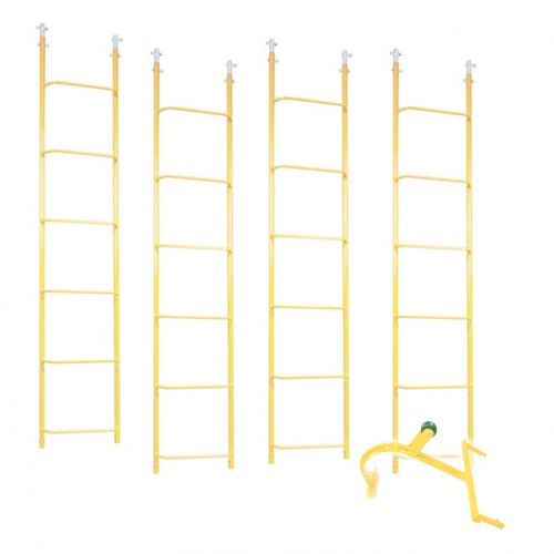 ACRO 11610-COMBO Set Contains (4) 6ft Ladder Sections &amp; (1) Reinforced Hook