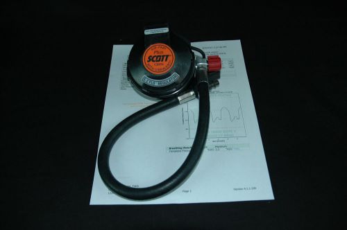 Scott SCBA Ez-Flo Ezflo Regulator with Quick Disconnect &amp; HUD (Refurbished)