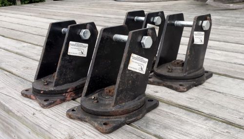 4pc EXTRA HEAVY DUTY CASTERS ,  BY CASTER CONCEPTS , 10,000 LBS CAPACITY
