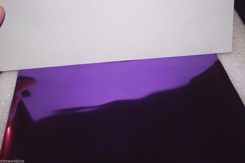 10pc heat transfer foil film, 12x8 inch -foil for screen printing 10pc purple for sale