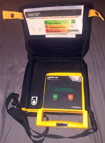 Lifepac 500 med def b external patient monitor for sale