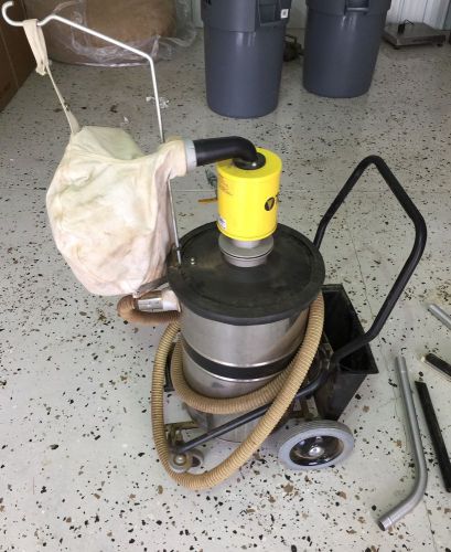 Used tornado air operated wet/dry external filter vacuum cleaner 18 gal. for sale