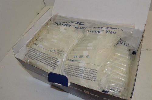 350pc thermo nunc 4.5ml round biobanking and cell culture cryotube vials 363452 for sale