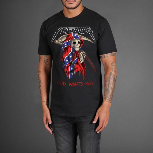 Yeezus Shirt Kanye West Tour T-shirt Yeezus Grim Reaper Unisex Clothing
