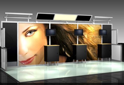 Trade show display modular 20&#039; designerline booth for sale