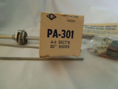 Centralab Electroswitch PA301 4-6 Sect&#039;s 30 Degree Index Assembly