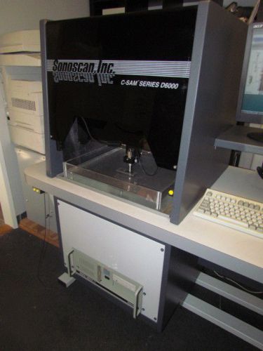 Sonoscan d6000 c-mode scanning acoustic microscope (c-sam, csam) for sale