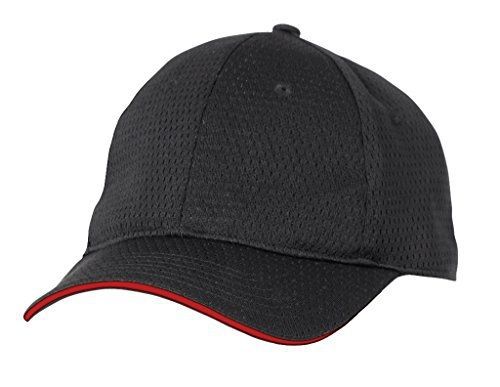 Chef Works BCCT-RED-0 Cool Vent Baseball Cap with Red Trim