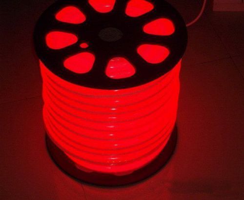 150Ft Red LED Neon Flex Plus Rope Light with Accessories 120V