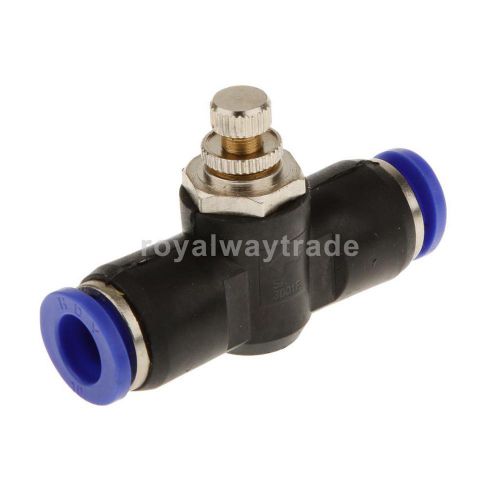 10mm Pneumatic Flow Control Connector Push In Air Hose Tube Adapter 0 - 60°C