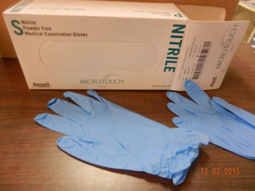 Ansell 6034301 MicroTouch Nitrile Exam Glove  Powder Free Sz Small - 200 pcs