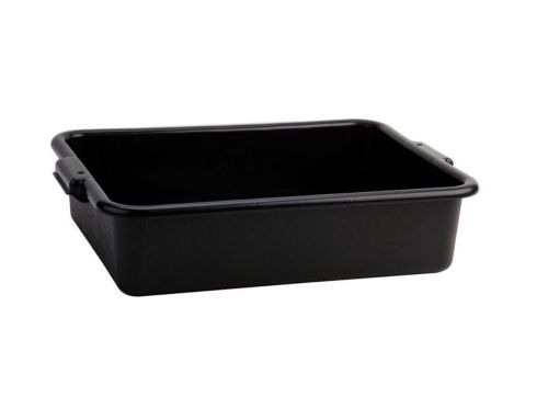 Lot of 6 Black Dish box / Bus box / Bus Tub 20 x 15 x 5
