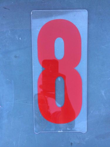 Gemini 8&#034; plastic Marquee Sign Letter Number &#034;8&#034; Replacement
