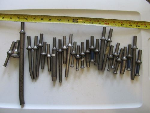 Aircraft tools rivet sets for AN470 rivets