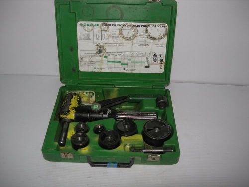 Greenlee 7906SB Quickdraw K.O. Knock Out Punch Set Hydraulic