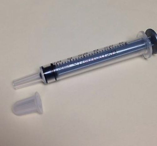 1x3cc MONOJECT ORAL Syringes 3ml non-Sterile NEW Syringe Only No Needle