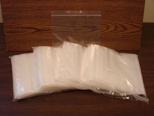 7&#034; x 5&#034; Resealable / Recloseable, 2 mil Zip-Lock Poly Bags - 100 pc. lots !