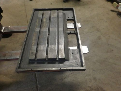 37.75&#034; x 24&#034; x 3.5&#034;  steel weld t-slotted table cast iron layout plate jig weld for sale