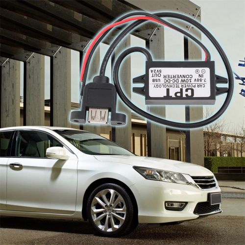 7-50V to 5V 2A USB Screw Mounting Converter Regulator Step Down Car power F5