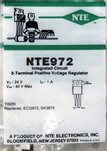 NTE972  ECG972 SK3670 equiv  Lot of 5