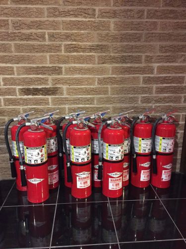 Fire extinguisher 10lbs 10# abc new cert tag lot of 10 nice for sale