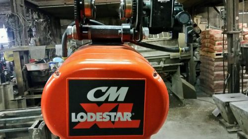 2 ton CM Lodestar XL air hoist pneumatic