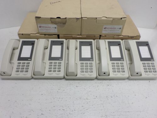Lot of (6) Vodavi Starplus White Telephones 2801-08