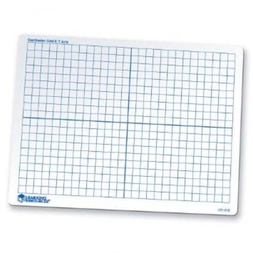 9 x 12 inch Double-Sided Dry-Erase Coordinate Grid Board  BRAND NEW! MATH