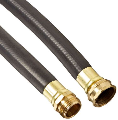 Hbd thermoid hd contractor water discharge epdm hose assembly, black, 5/8&#034; male for sale