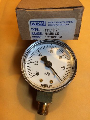 Wika Instrument Corporation Type 111.10 2 Inch PN # 8990039 -30 VAC