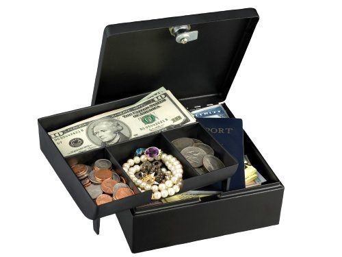 Master Lock 7143d Cash Box 4 Compartment Tray Free Shipping New