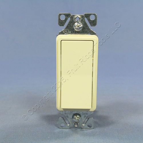 Cooper almond residential decorator rocker wall light switch 3-way 15a 7503a for sale
