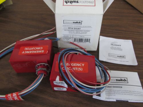 2 Sensor Switch nLIGHT PP16 Bypass Shunt Relay Emergency Lighting Control &#034;New&#034;