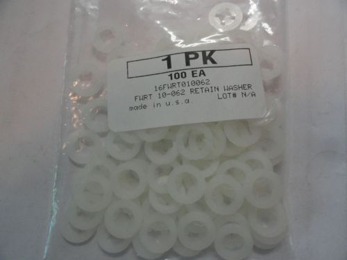 Micro plastics #10 nylon 16fwrt010062 retaining washers for sale