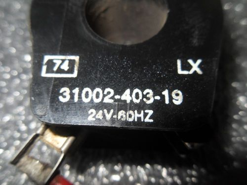(V33-3) 1 USED SQUARE D 31002-403-19 24V 60HZ COIL