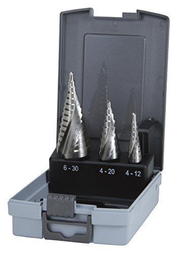 RUKO 101026USERO Step Drill Kit, HSS-Co5, Size1/Size 2/Size 3