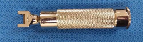 Teleflex Rusch Laryngoscope Handle Medium Standard &#034;C&#034; Batteries Excellent Cond.