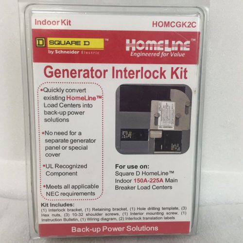 NEW Square D HOMCGK2C Generator Interlock Kit