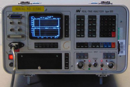 Norwegian Electronics Dual Channel Real Time Analyzer Type 830