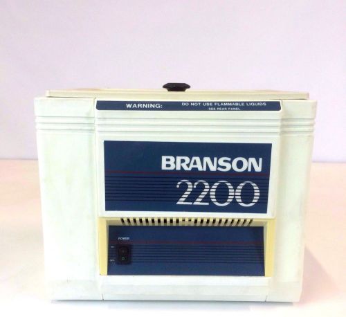 Branson 2200 b2200r-1 lab laboratory dental medical ultrasonic cleaner for sale