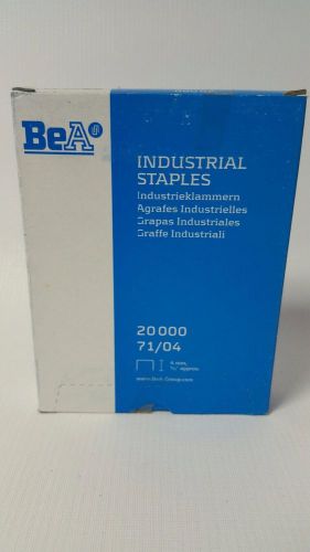 Bea 22 ga. 71/04 nk staples 3/8&#034; crown 5/12&#034; length upholstery staples 20000 box for sale