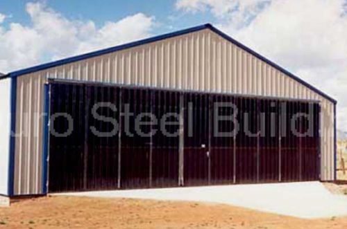 DuroSTEEL 49&#039; W by 14&#039; T Metal Airplane &amp; Ag. Insulated Horton Stack Door DiRECT