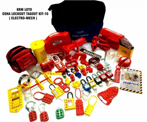 Osha lockout tagout kit ce certified from krm loto for sale